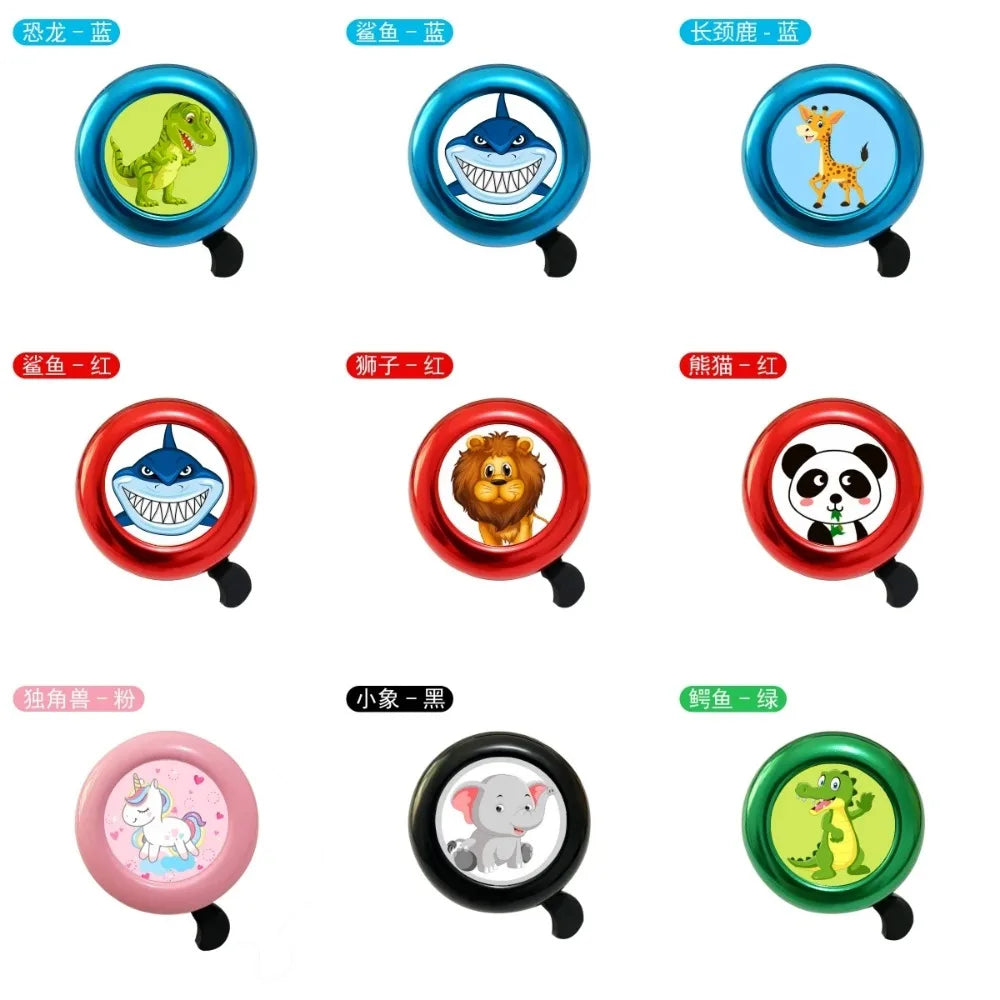 Cartoon Animal Bike Bell Loud Aluminum Alloy Bell for Kids & Scooters Secondary image