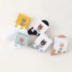 5PCS Baby Ankle Socks Soft Stretch Cotton Socks for Newborns