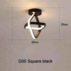 Modern 2 Rings LED Ceiling Light Creative Ceiling Lamp