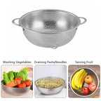 Stainless Steel Mesh Strainer Fine Colander Set