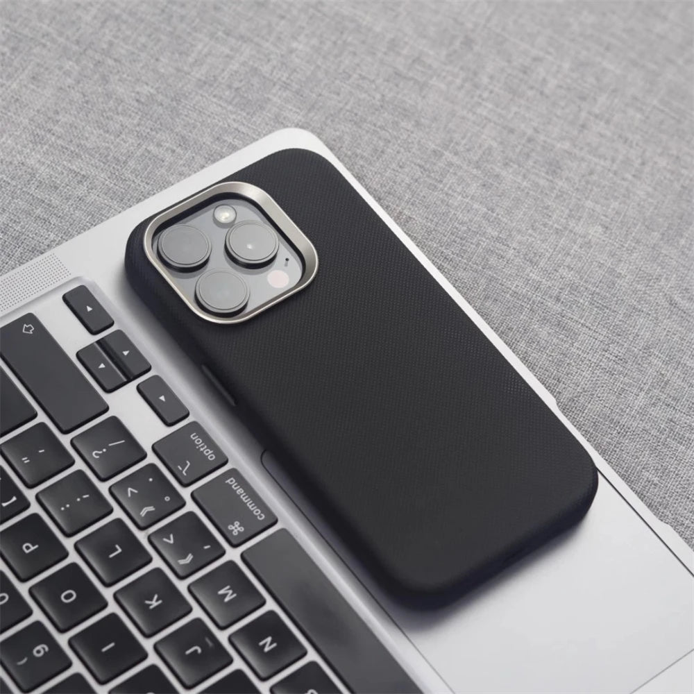 Leather MagSafe Case for iPhone 13 14 15 16 17 Pro Max