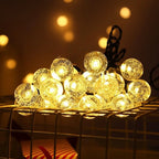 LED Bubble Ball Fairy Lights USB Outdoor String Light