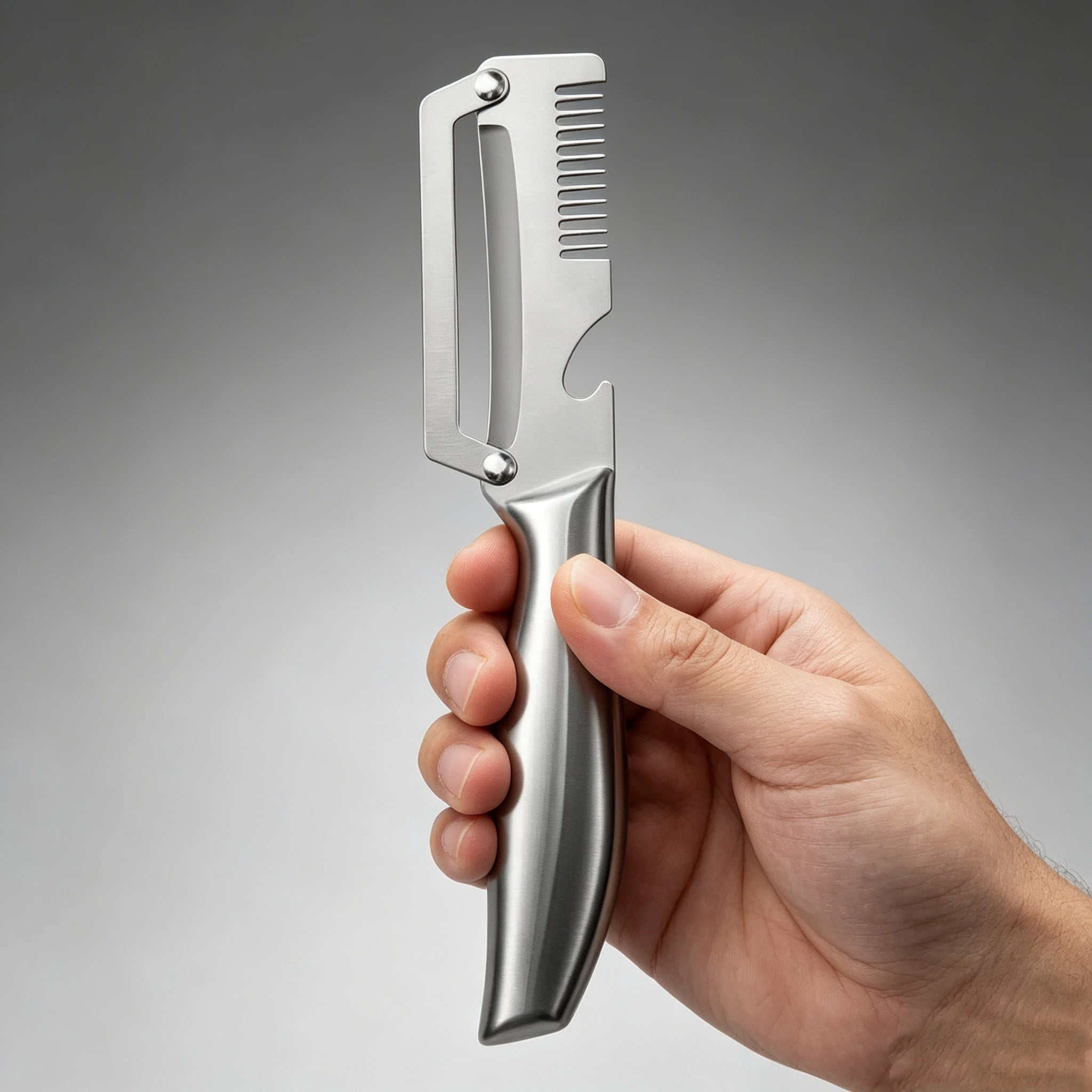 Multifunctional 3-in-1 Stainless Steel Peeler – Slicer & Shredder Tool