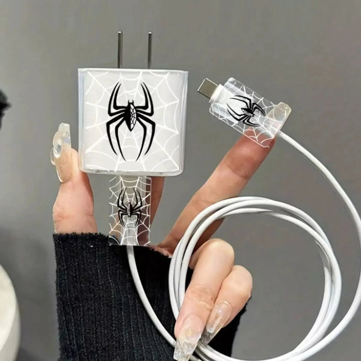 Spider Charger Case for iPhone 18W/20W Cable Protector