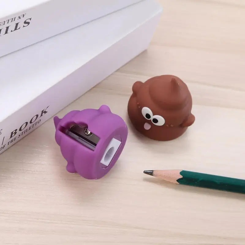 Mini Poop Pencil Sharpener Funny Reward for Kids Main image