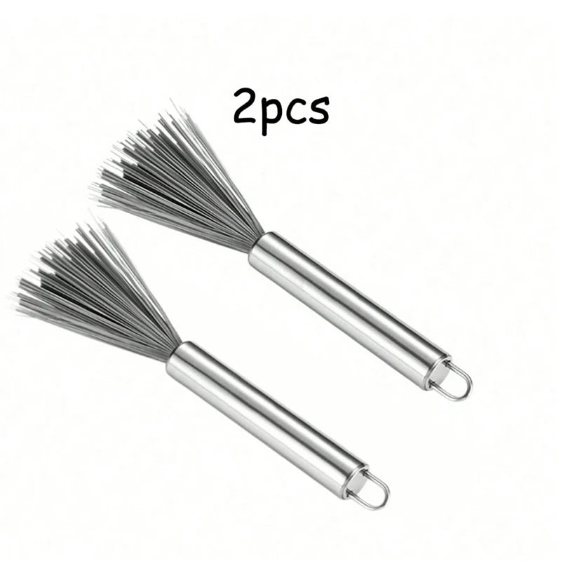 Multi-Functional Cleaning Brush Steel Handle Brush