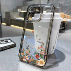 Flower Phone Case For iPhone 16 13 15 11 12 14 17 Pro Max Air 16E XS XR 7 8 SE Shockproof