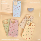 Cute Cherry Cartoon Case for iPhone 11 12 13 14 15 16 17 Pro Max