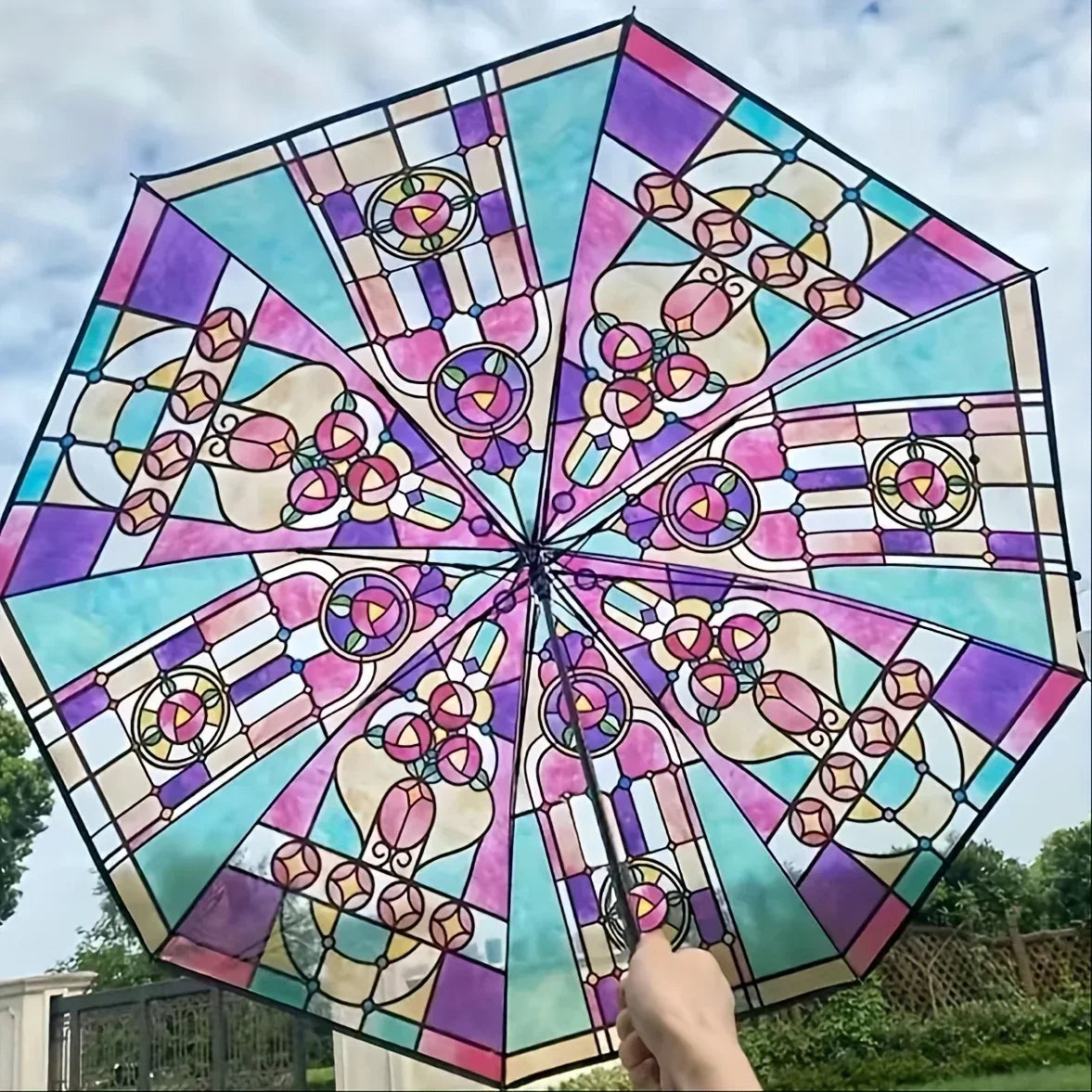 Buy Transparent Long Handle Umbrella