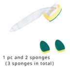 Replaceable Sponge Cleaning Brush Dish & Sink Brush