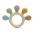 Silicone Baby Ring Teether Sensory Chew Toy 0-12M