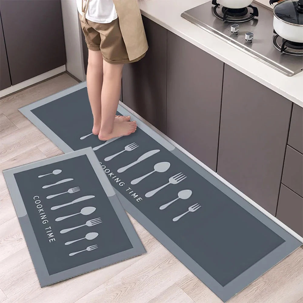 Kitchen Floor Mat UK Soft Washable Anti-Slip Area Rug