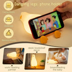 LED Duck Night Light Rechargeable Silicone Bedside Lamp