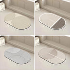 Super Absorbent Kitchen Floor Mat Diatomite Anti-Slip Washable Rug