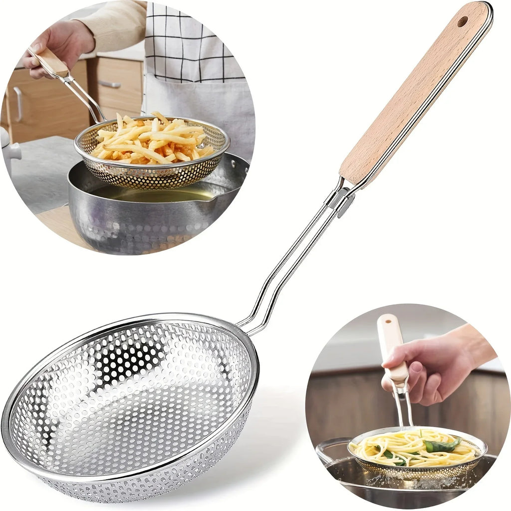 Stainless Steel Mesh Skimmer Noodle Strainer