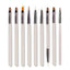 9Pcs UV Gel Acrylic Nail Brush Set 3D Carving Manicure Tools