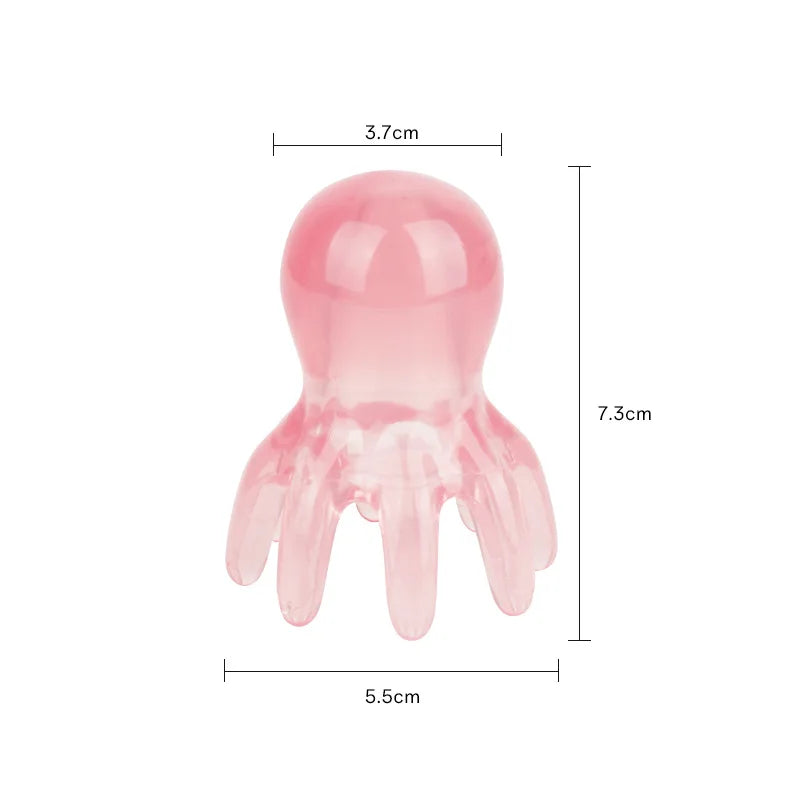 Octopus Head Massager Comb UK Acupressure & Gua Sha Tool