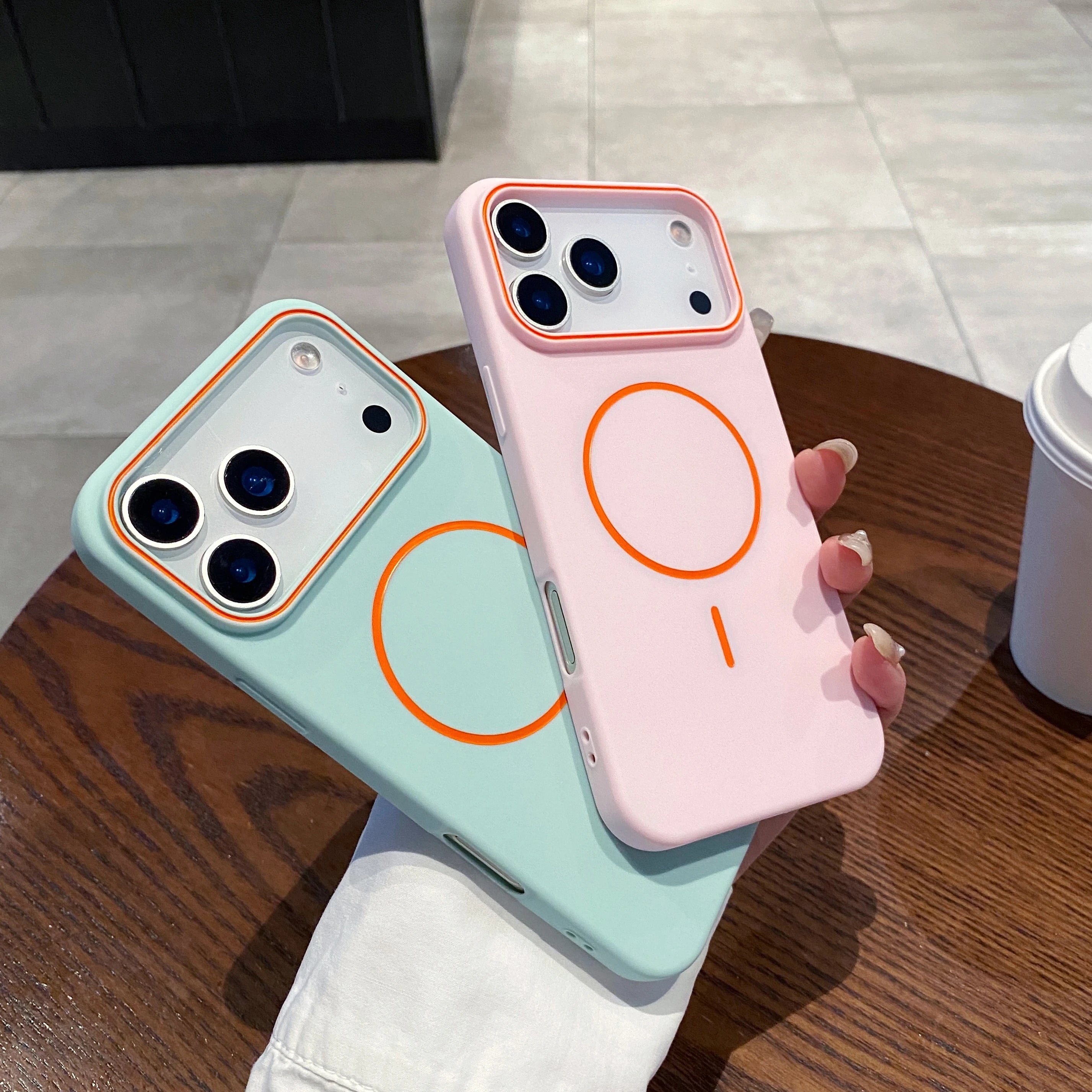 Ultra Thin MagSafe Matte Case for iPhone 11 12 13 14 15 16 17 Pro Max Secondary image