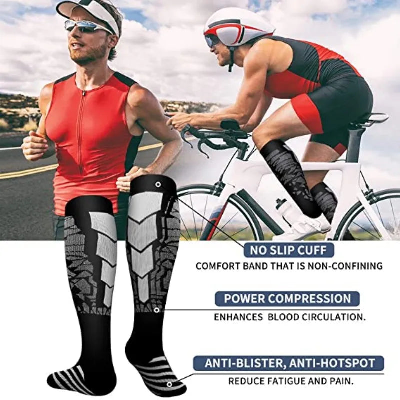 Medical Compression Socks 20-30mmHg for Pregnancy Edema Running Sports