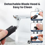 Rechargeable Nose Hair Trimmer for Men – Portable Facial Grooming Tool