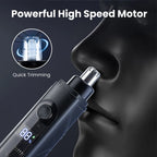 Rechargeable Nose Hair Trimmer for Men – Portable Facial Grooming Tool