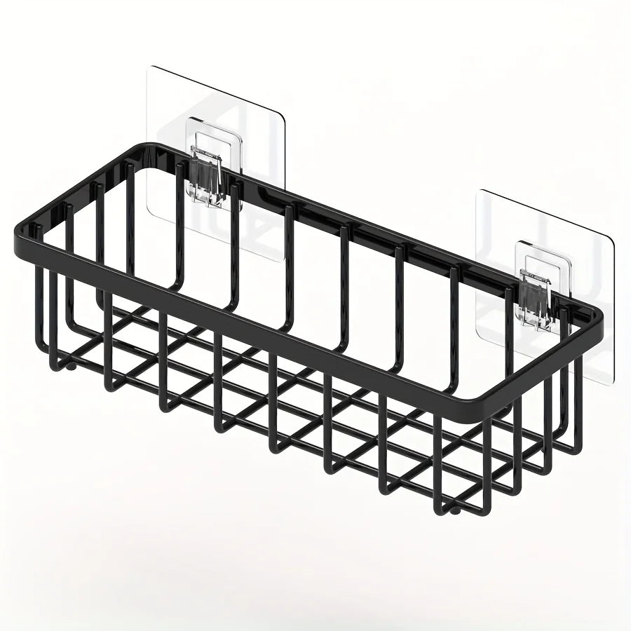 Kitchen Sink Organizer No-Drill Sponge & Brush Storage Rack