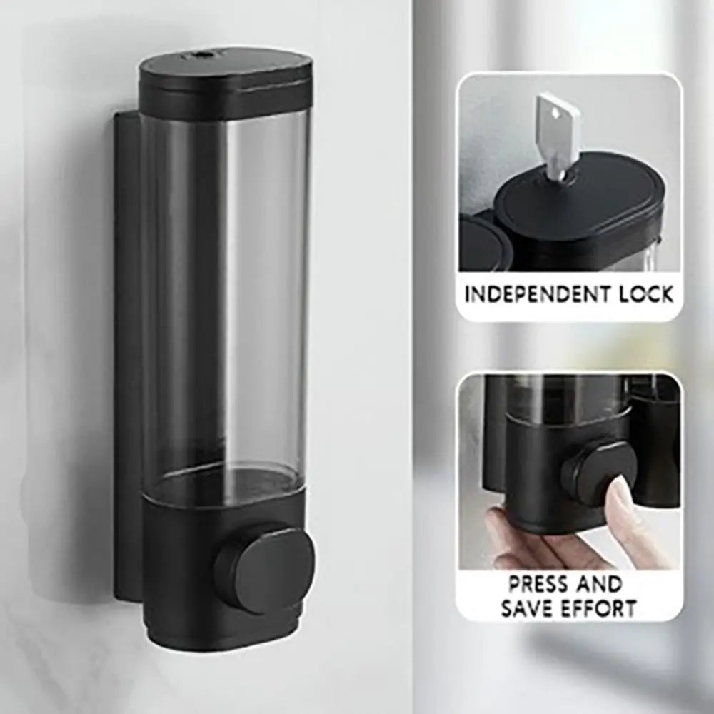 Wall Mounted Soap Dispenser Durable ABS Liquid Soap & Shampoo Container Main image