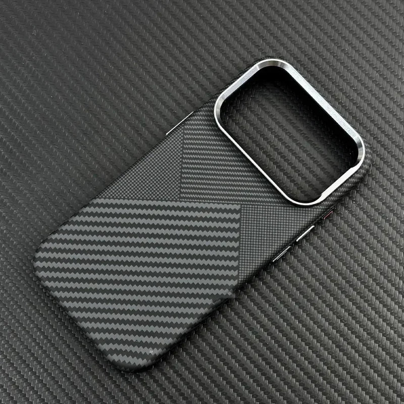MagSafe Carbon Fiber Armor Case for iPhone 17 16 15 14 Pro Max