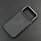 MagSafe Carbon Fiber Armor Case for iPhone 17 16 15 14 Pro Max