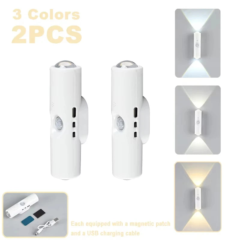 RGB Motion Sensor LED Night Light for Hallway, Cabinet & Stairs