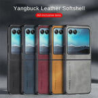 Premium Leather Shockproof Case for Motorola Razr 70 60 50 40 Ultra