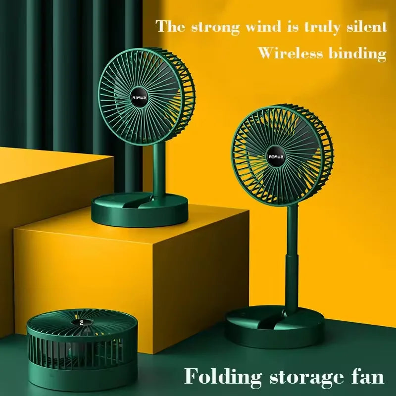 8 Inch Portable Desk Fan UK Oscillating Foldable Cooling Fan