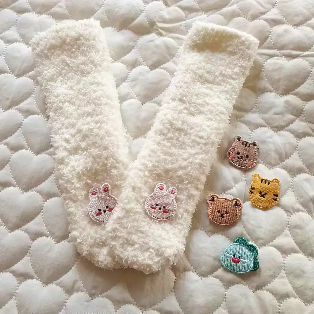 Winter Baby Knee High Socks Thick Warm Anti-Slip Toddler Socks