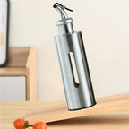 Portable Stainless Oil Bottle 190ml Kitchen Sauce & Vinegar Dispenser