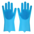 Silicone Dishwashing Gloves Magic Scrubber Gloves