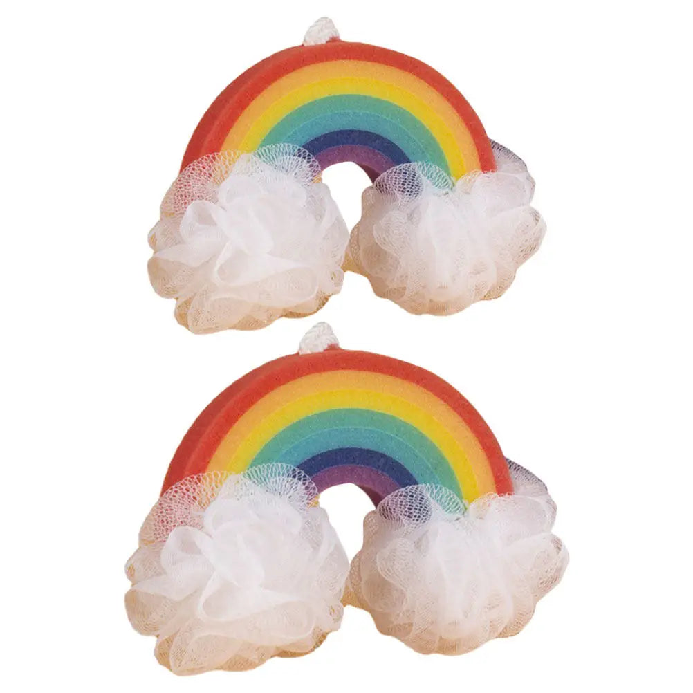 2PCS Baby Bath Sponge Soft Exfoliating Loofah Shower Ball Set