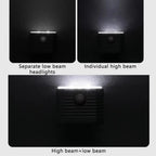 2-in-1 Bicycle Headlight & Horn Rechargeable Bike Light