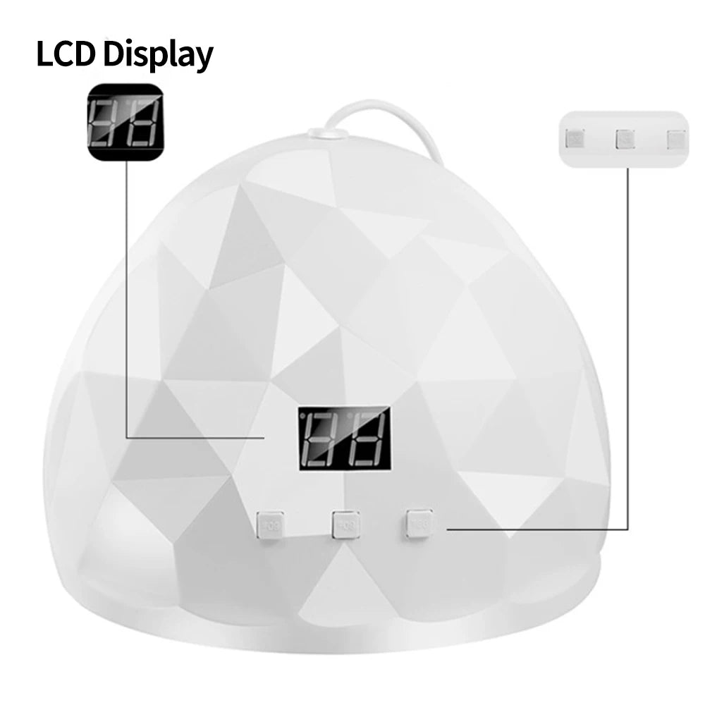 LULAA Nail Dryer Lamp UV LED Gel Nail Polish Curing Lamp