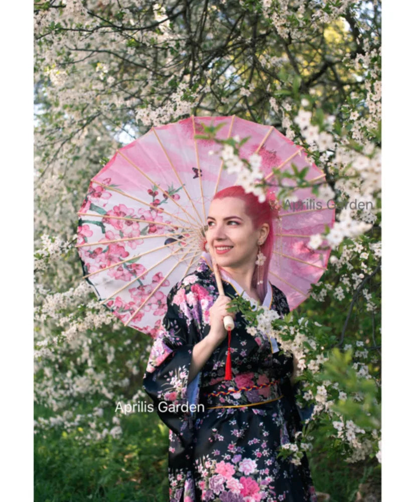 Buy Japanese Cherry Blossom Silk Parasol Decorative Umbrella