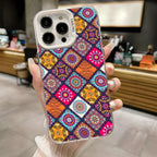 Iridescent Mandala TPU Case for iPhone 17 16 15 14 13 12 Pro Max Cover