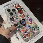 Aesthetic Love Painted Phone Case for iPhone 16 15 14 13 12 Pro Max