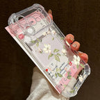 Floral Clear Shockproof Case for Motorola Edge 70 60 Fusion & Moto G