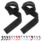 Silicone Gym Hand Grips Lifting Straps Deadlift Wrist Support Pair