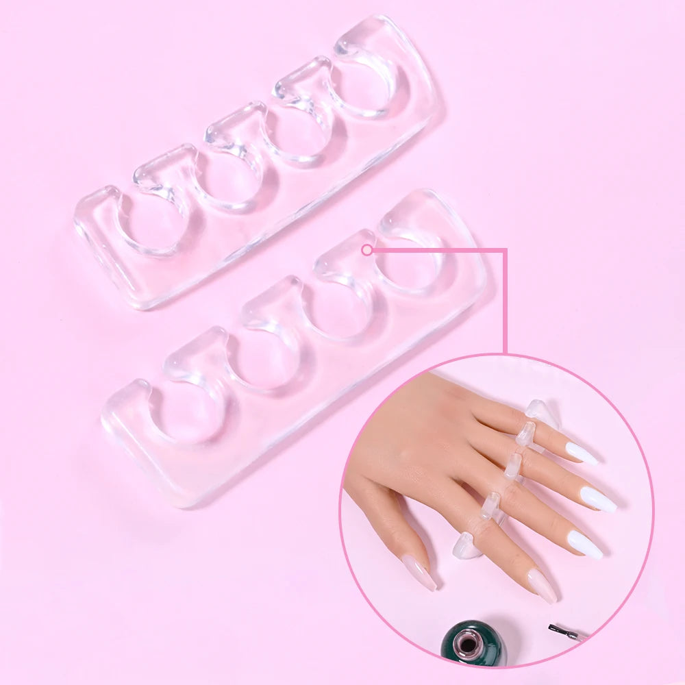 Anti UV Nail Gloves Fingerless UV Protection Gloves for Nail Art