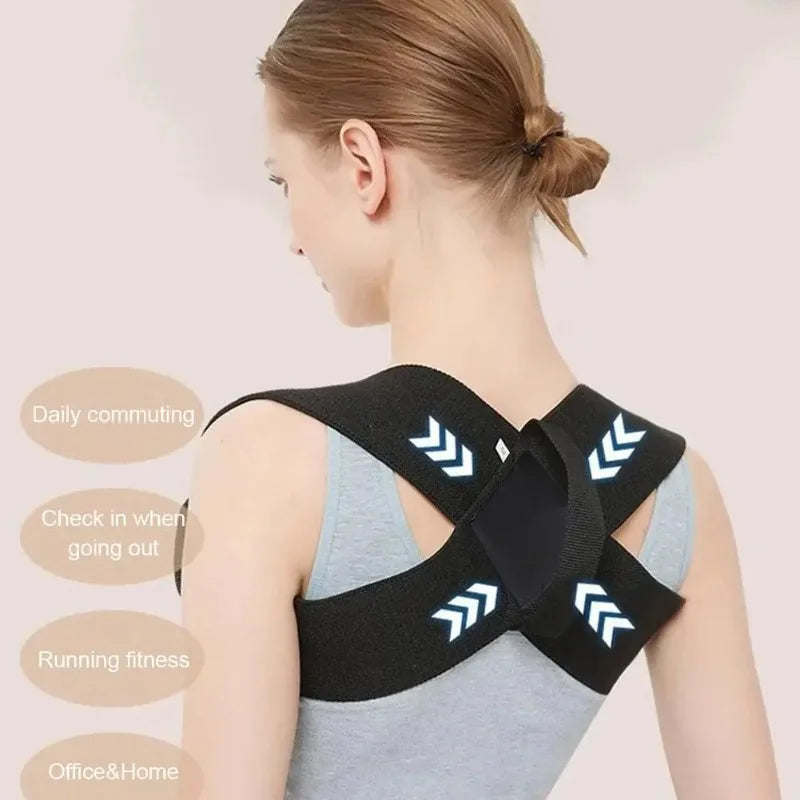 Clavicle Back Brace Shoulder Posture Corrector Adjustable Support Belt