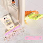 1PC Cartoon Bear Design Hands-Free Mini Mop Home Bathroom Cleaner & Cute Lazy-Friendly Desktop Stain-Removing Cloth Foldable Mop