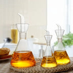High Borosilicate Glass Oil Pot Leakproof Oil & Vinegar Dispenser Bottle