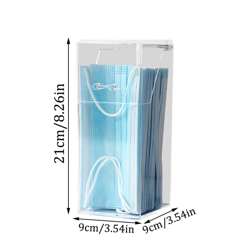 Transparent Mask Storage Box