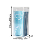 Transparent Mask Storage Box
