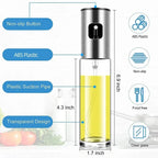 Glass Oil Sprayer for Cooking Olive Oil Spray Bottle for BBQ & Salad